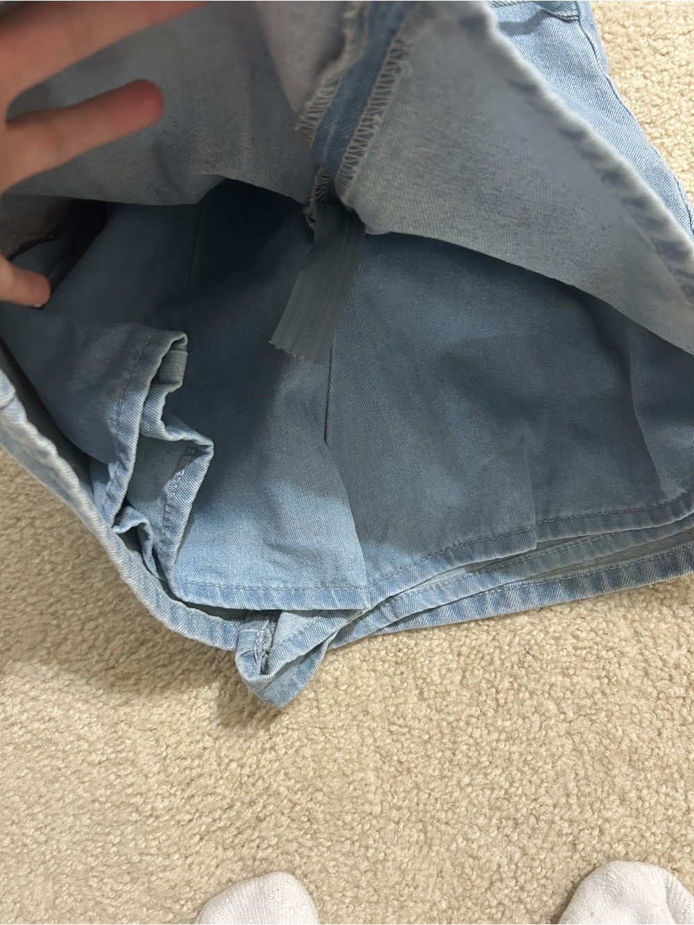 Princess Polly Light Blue Denim Mini Dress - Picture 6 of 6
